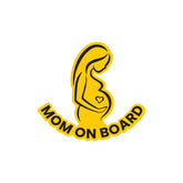 Zaqiz Stickers – Elegant Mom on Board Sign Stickers